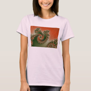 T-shirt Pimento Olive Triple Twirl