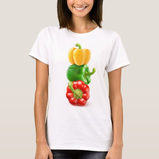 T-shirt Piments colorés (Devant)