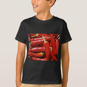 T-shirt Piments piment chauds rouges