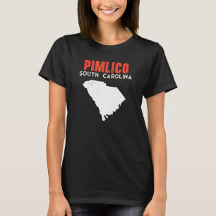 T-shirt Pimlico Caroline du Sud États-Unis État Amérique V