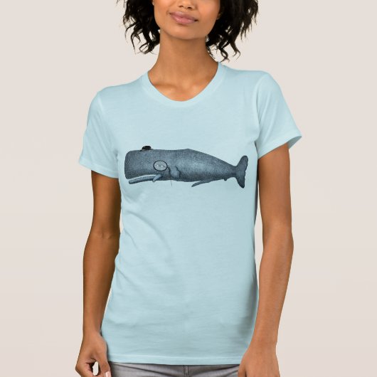 T-shirt pimpant de baleine (Devant)