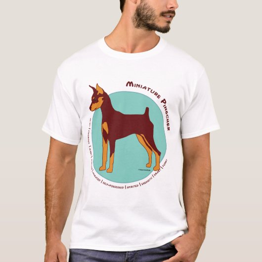 T-shirt Pin de minute de chocolat (Devant)