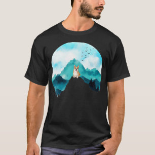 T-shirt Pin de montagne Blue Sky Birds sont Flying Pet D