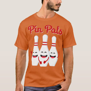 T-shirt Pin Pals Cute Bowling Pour Hommes Femmes Et Enfant