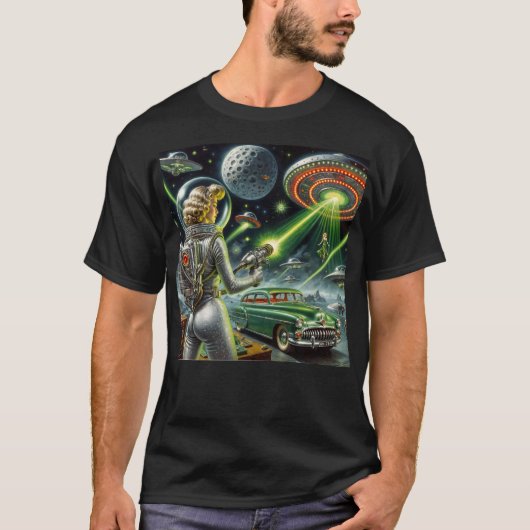 T-shirt Pin-Up SciFi (Devant)