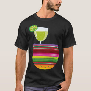 T-shirt Pinata Blanket Margarithme mexicaine loterie Poche