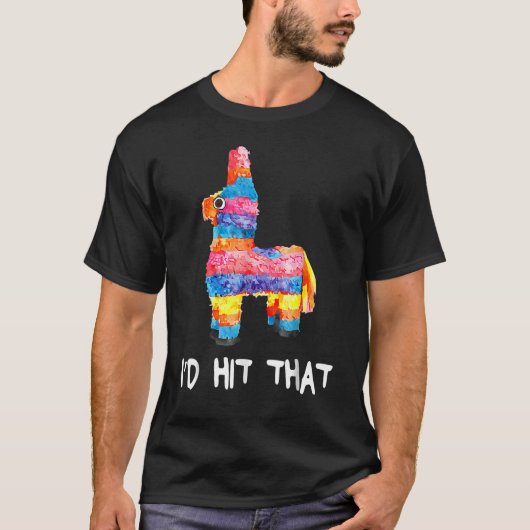 T-shirt Pinata Je frapperais cette joyeuse Fiesta Cinco De (Devant)
