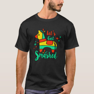 T-shirt Pinata Lama Mens Fiesta Faisons-nous Casser  Enter