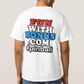 T-shirt #pinball avant de poche de FunWithBonus.com - (Dos)