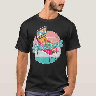 T-shirt Pinball Ball Insertion Pièces Jeu Sur La Lecture A