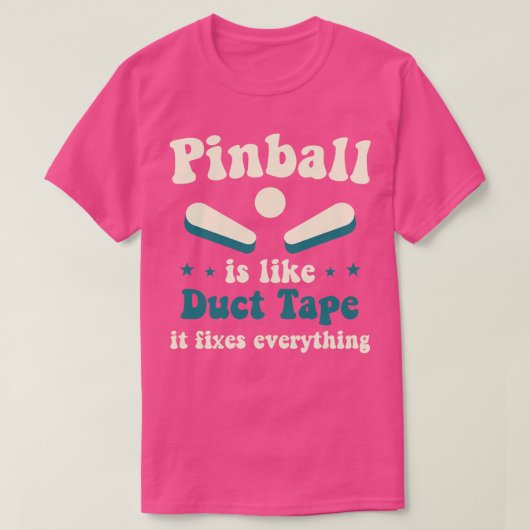T-shirt Pinball Fixe Tout Arcade Drôle Jeu (Design devant)