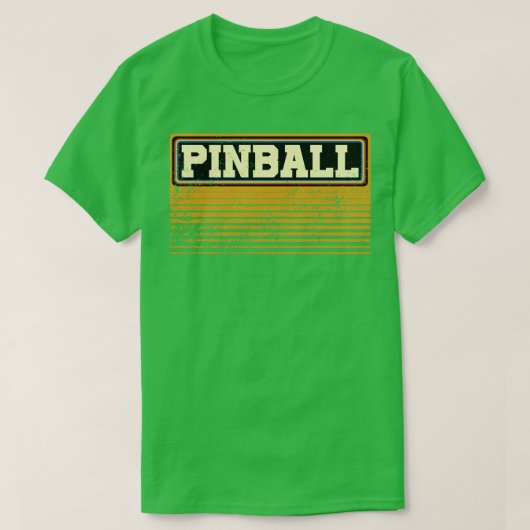 T-shirt Pinball vintage 1 (Design devant)