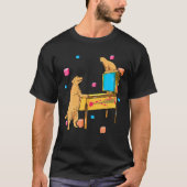 T-shirt Pinball Wizard Chien Chat Jouer Pinball Machine Sh (Devant)