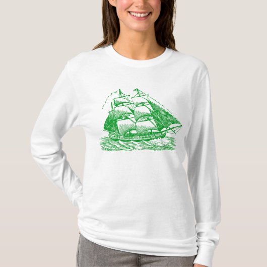 T-shirt Pince - Vert herbe (Devant)