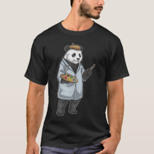 T-shirt Pinceau de peinture de Panda Painter