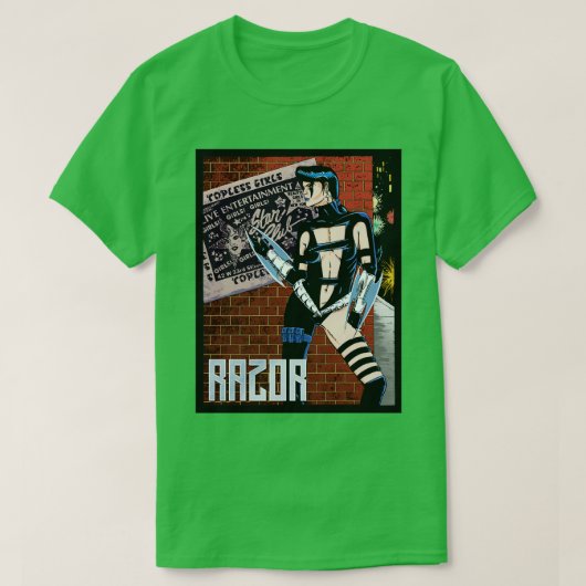 T-shirt Pinceau Razor (Design devant)