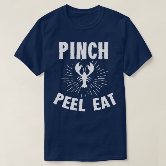 T-shirt Pinch Funny Pinch Peel Manger hommes et femmes (Design devant)