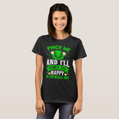 T-shirt Pinch Me And I'll Punch You St Patrick's Day Men W (Devant entier)