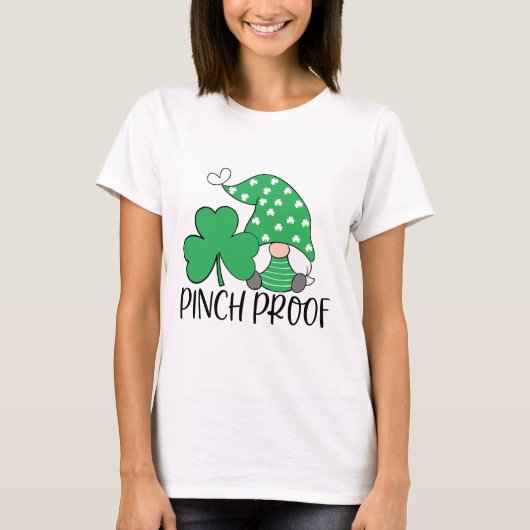 T-shirt Pinch Proof Cute Gome Vert Clocher (Devant)