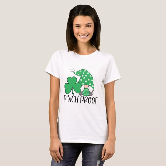 T-shirt Pinch Proof Cute Gome Vert Clocher (Devant entier)