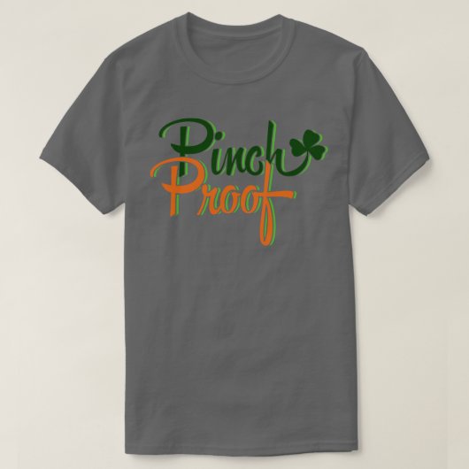 T-shirt PINCH PROPRIÉTÉ vert (Design devant)