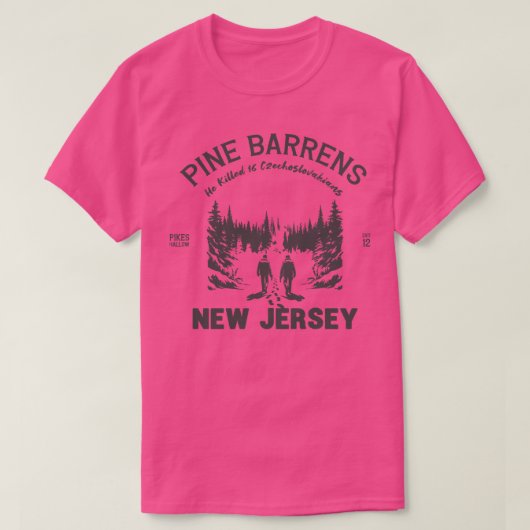T-shirt Pine Barrens (Design devant)