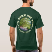 T-shirt Pine Creek Rail Trail (cyclisme c) (Dos)