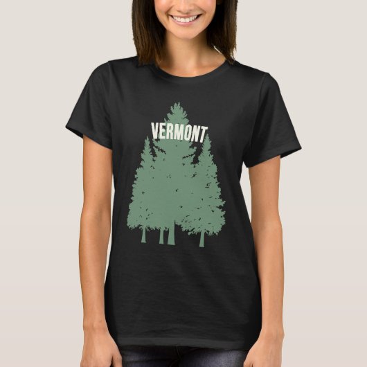 T-shirt Pine du Vermont (Devant)