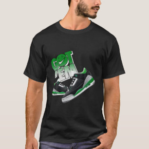 T-shirt Pine Green 3S Tee - shirts Pour Correspondre Baske