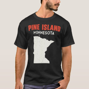 T-shirt Pine Island Minnesota USA State America Travel Min