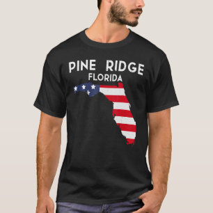 T-shirt Pine Ridge Florida USA State America Travel Florid