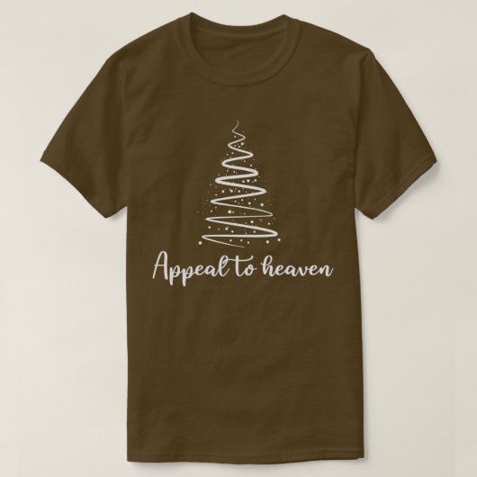 T-shirt Pine Tree Flag Appel au ciel   (3)  (Design devant)