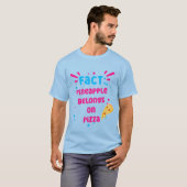 T-shirt Pineapple belongs (Devant entier)
