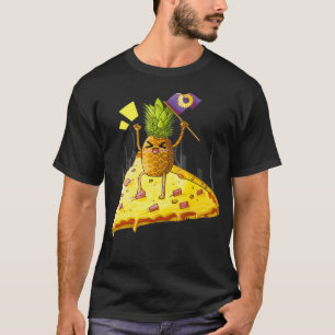 T-shirt Pineapple Pizza Shirt Tropical Hawaiian Pizza Funn