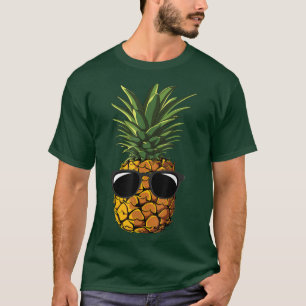 T-shirt Pineapple Sunglasses T shirt Aloha Beaches Hawaiia
