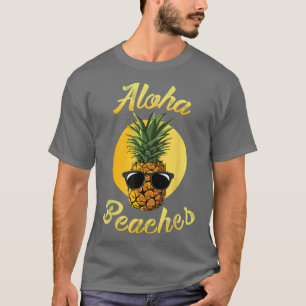 T-shirt Pineapple Sunglasses T shirt Aloha Beaches Hawaiia