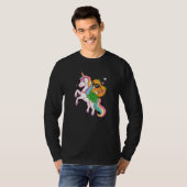 T-shirt Pineapple Swinger Unicorn Swinging Lifestyle Poly (Devant entier)