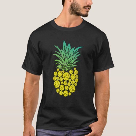 T-shirt Pineapple Volleyball Fruit Beach Hawaii Hawaii (Devant)