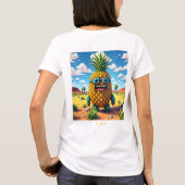 T-shirt Pineblox - Série PineCraft - Pineapple Empire (Dos)