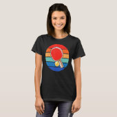 T-shirt Ping Ping Design Rétro Sunset Ping (Devant entier)