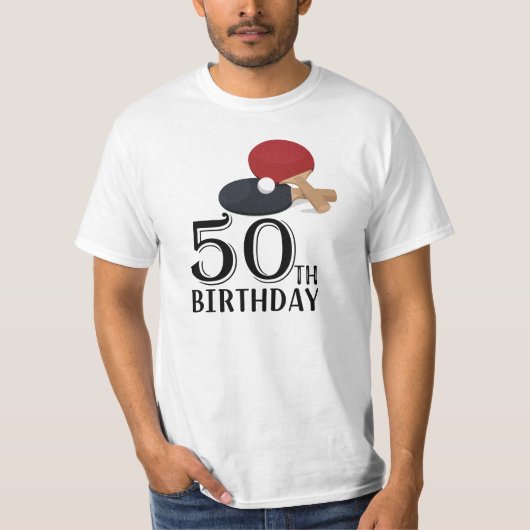 T-shirt Ping Pong 50e anniversaire (Devant)