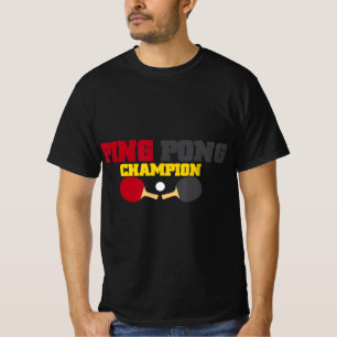 T-shirt Ping Pong Champion Amusant Table Cute Tennis Cadea