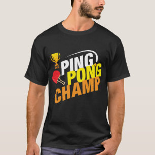 T-shirt Ping-pong de champion de ping-pong