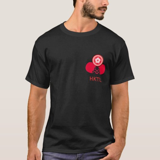 T-shirt Ping-pong de Hong Kong (Devant)