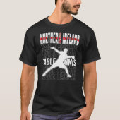 T-shirt Ping Pong d'Irlande du Nord Tableau d'Irlande du N (Devant)