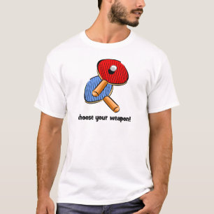 T-shirt ping-pong drôle