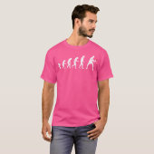 T-shirt Ping Pong Evolution Pour Drôle Tennis De Table (Devant entier)