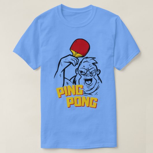 T-shirt Ping Pong Gorilla (Design devant)