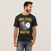 T-shirt Ping Pong Master Table Paddle (Devant entier)