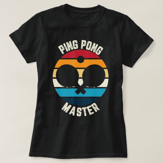 T-shirt Ping Pong Master Table Tennis (Design devant)